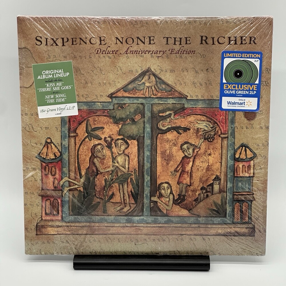 Sixpence None The Richer Deluxe Anniversary Walmart Olive Green 2 LP Vinyl NEW!